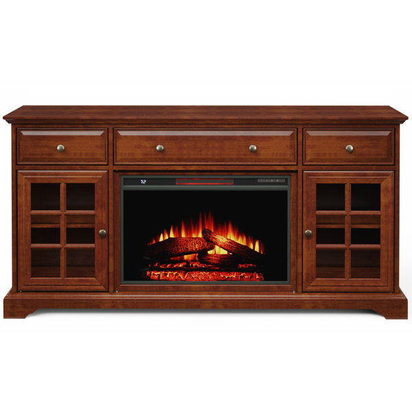 Canora Grey Vitiello TV Stand for TVs up to 65" with Electric Fireplace